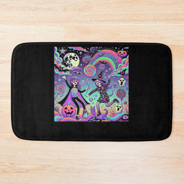 Item preview, Psychedelic Halloween Party with Witch and Vampire Friends designed and sold by Noussairox.
