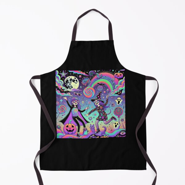 Item preview, Psychedelic Halloween Party with Witch and Vampire Friends designed and sold by Noussairox.