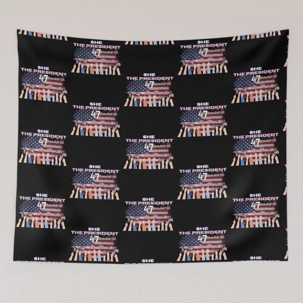 Item preview, She The President Kamala Harris 47th POTUS designed and sold by Life Is Beautiful.