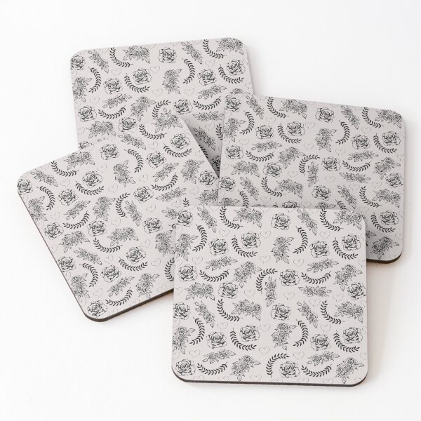 Item preview, Black Roses Pattern designed and sold by MDjabershop.