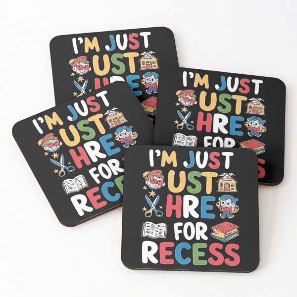 Item preview, I’m Just Here for Recess - Playful School Kids T-shirt Design designed and sold by love3617.