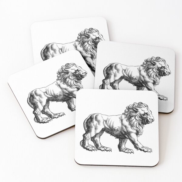 Item preview, Lion Engraving Illustration  designed and sold by HawthorneFlame.