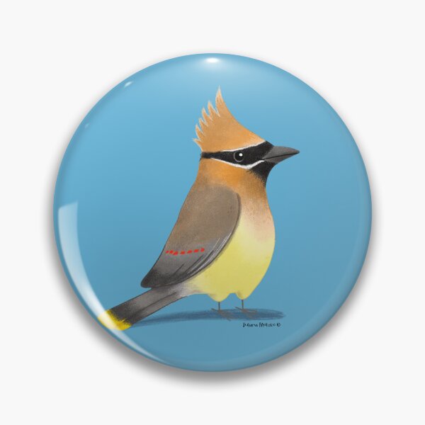 Item preview, Cedar Waxwing 2 designed and sold by julianamotzko.