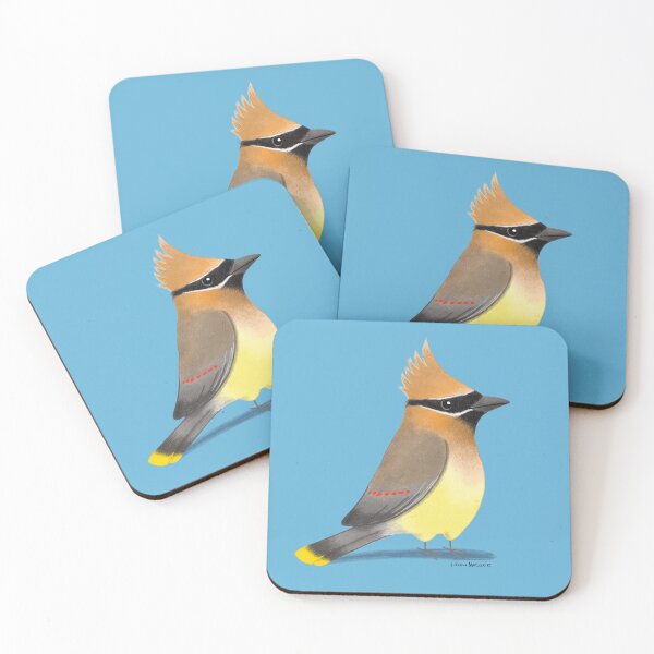Item preview, Cedar Waxwing 2 designed and sold by julianamotzko.