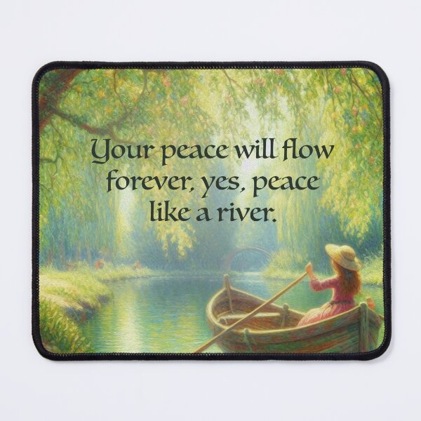 Item preview, Peace Like A River designed and sold by Paper Bee Gift Shop.