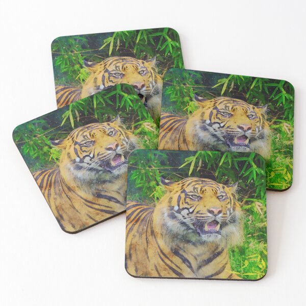 Item preview, Close-up of a Sumatran tiger designed and sold by Dolfilms.