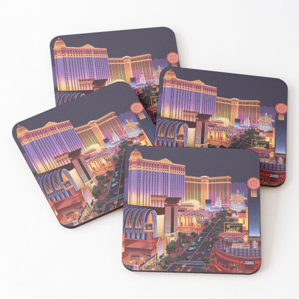 Item preview, Las Vegas Vintage Travel Poster designed and sold by TravelerRat.