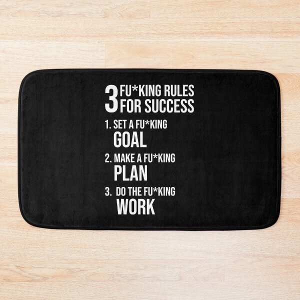 Item preview, 3 Rules For Success - Harsh Tough Motivational designed and sold by chantastical.