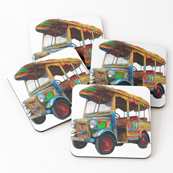 Item preview, Rickshaw Art Vibrant Journey designed and sold by NomadicDreamer.