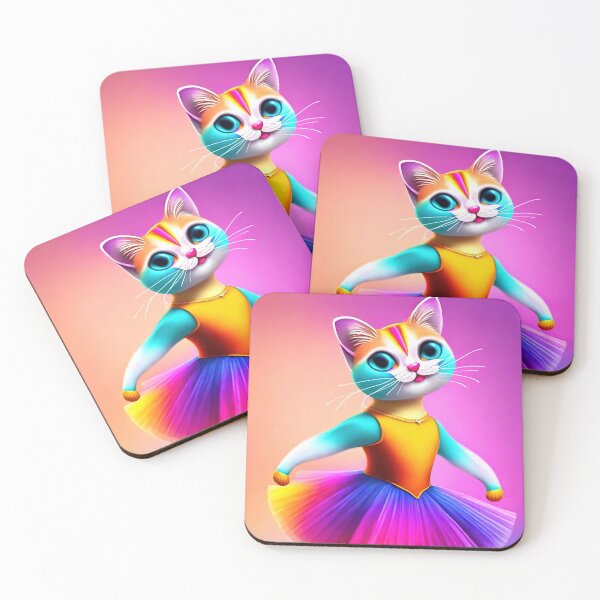 Item preview, Cute cat ballerina designed and sold by lalylaura.