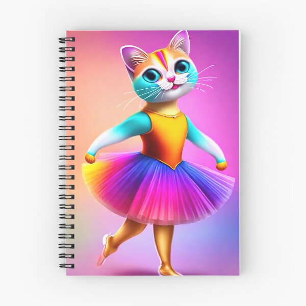 Item preview, Cute cat ballerina designed and sold by lalylaura.