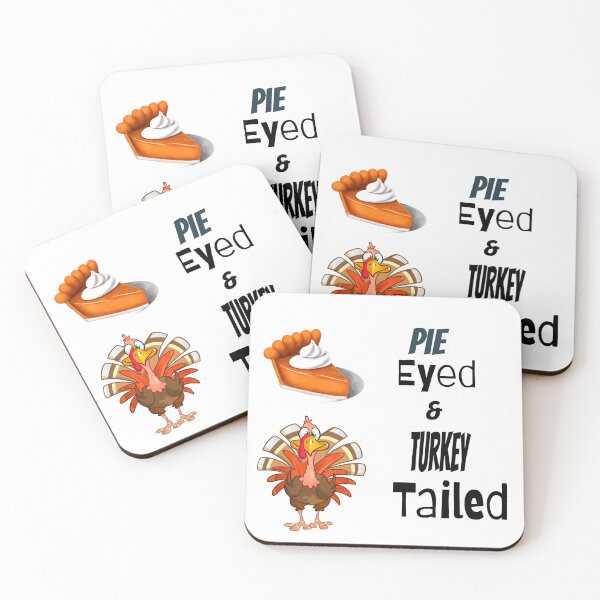 Item preview, Pie Eyed and Turkey Tailed Thanksgiving designed and sold by TboneTreasures.