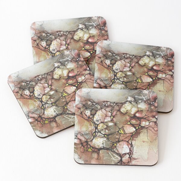 Item preview, Watercolor Abstract Rocks Painting - original by Krista Robertson designed and sold by Krista Robertson.