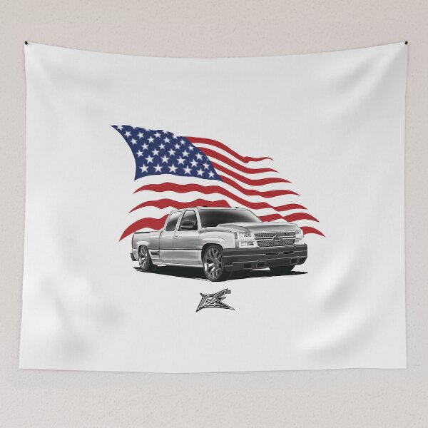 Item preview, patriotic american flag american first gen drift truck designed and sold by NaquashM.