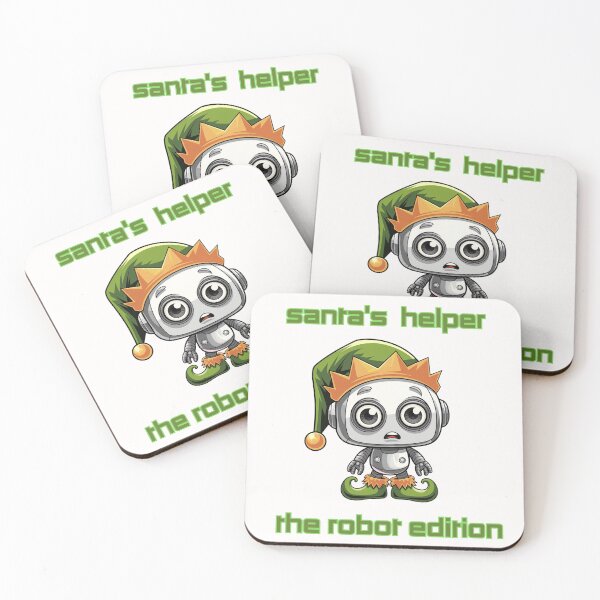 Item preview,  Robot Santa's Helper, Cute Robots Elf, Santa Robots, Baby Robots  designed and sold by KolorellaS.