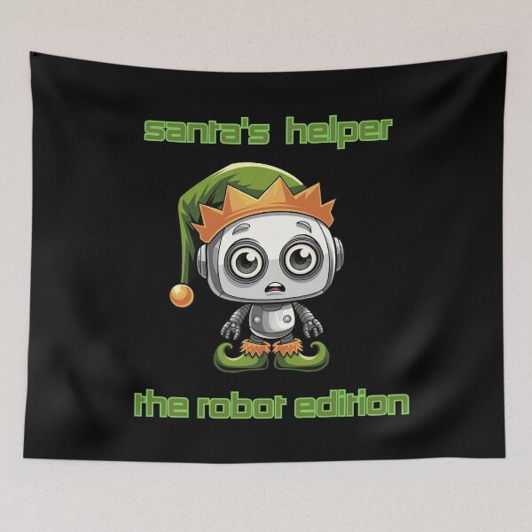 Item preview,  Robot Santa's Helper, Cute Robots Elf, Santa Robots, Baby Robots  designed and sold by KolorellaS.