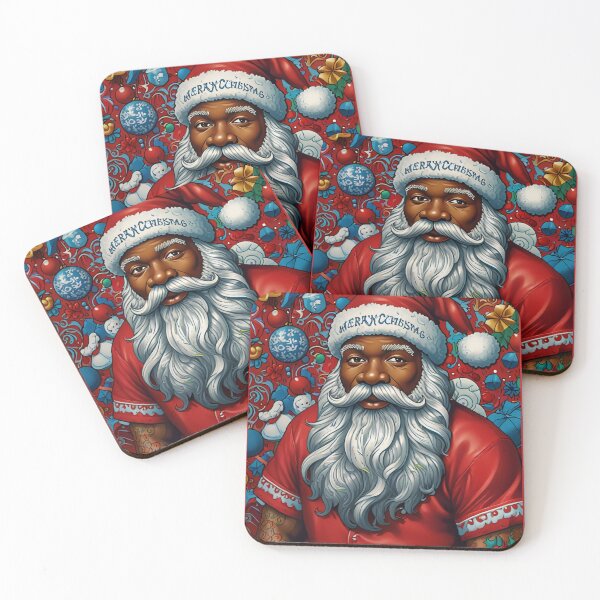 Item preview, Retro Black Father Xmas designed and sold by KeshaEls.