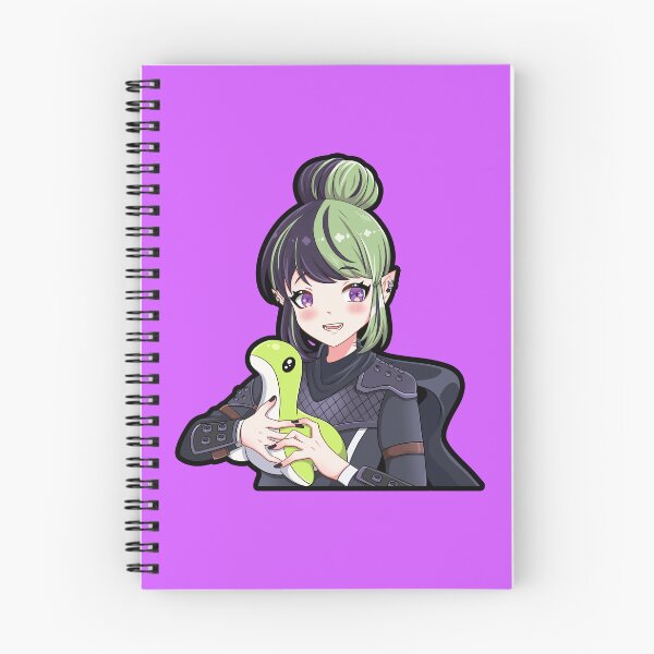 Item preview, Misery Cosplay: Apex Legends Wraith with Nessie Plushy (Black background) designed and sold by MiseryMerch.