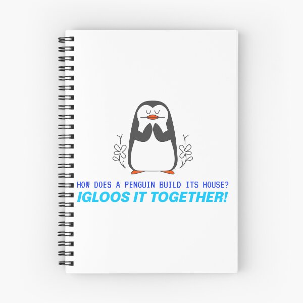 Item preview, How Does A Penguin Build Its House? Igloos It Together! T-Shirt designed and sold by PurifiedART.