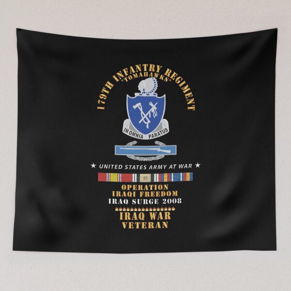 Item preview, 179th Infantry Regiment - Tomahawks - Iraq Surge 2008 w CIB -  OIF - IRAQ SVC X 300 designed and sold by Military Insignia Products.