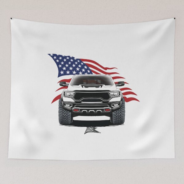 Item preview, patriotic american flag baja truck designed and sold by NaquashM.