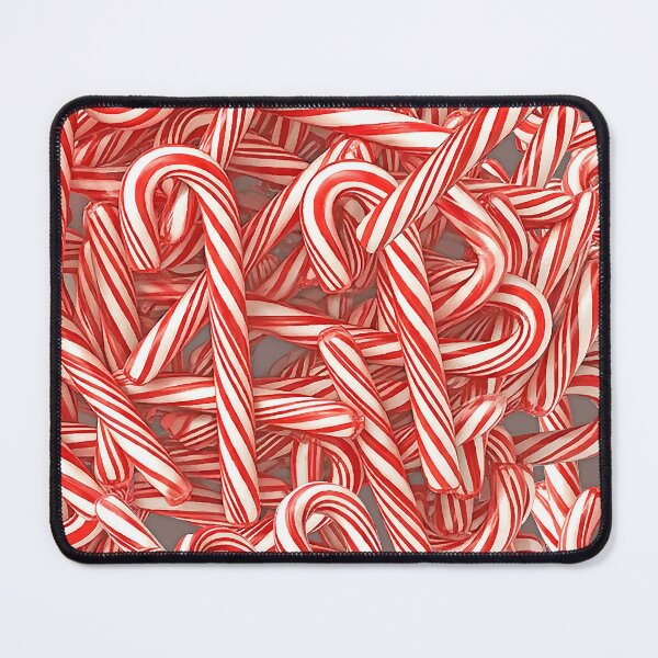 CANDY CANE PATTERN Mouse Pad