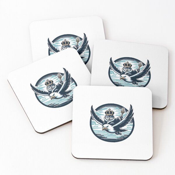 Item preview, King Otter on Seagull designed and sold by OtterDesigns.