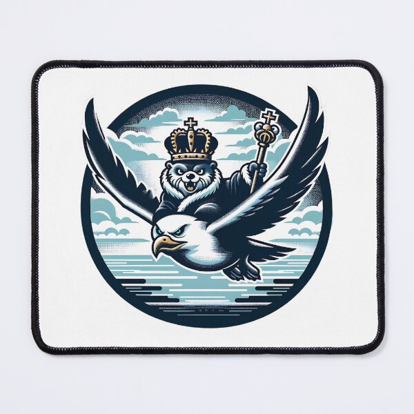 Item preview, King Otter on Seagull designed and sold by OtterDesigns.