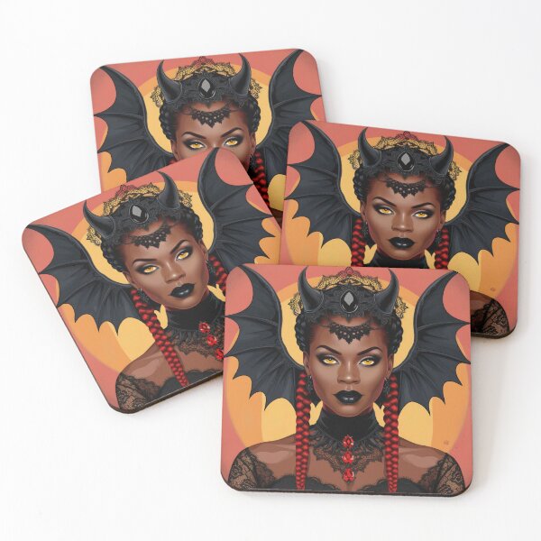 Item preview,  halloween beautiful witch with bat wings,Halloween witch ,Halloween Season, halloween pumpkin designed and sold by Expressions-Sel.