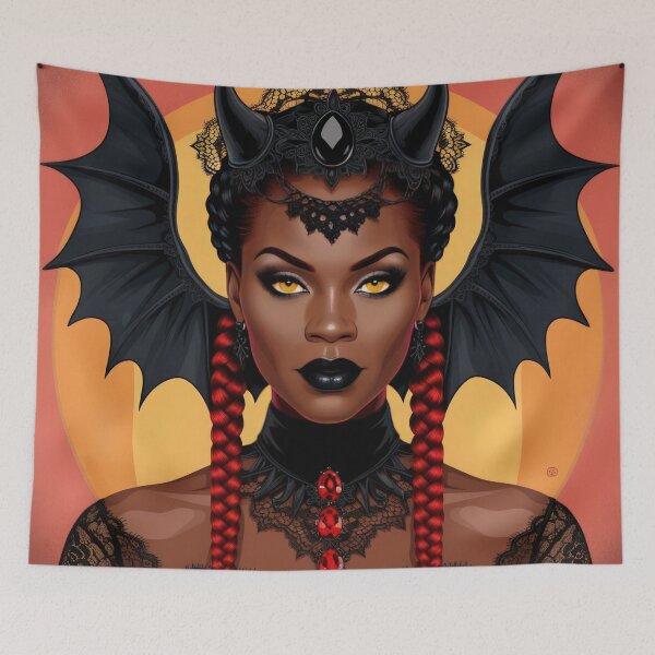 Item preview,  halloween beautiful witch with bat wings,Halloween witch ,Halloween Season, halloween pumpkin designed and sold by Expressions-Sel.