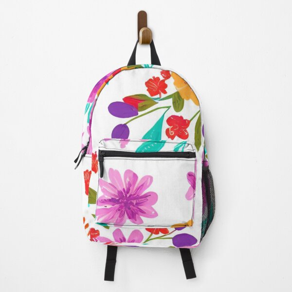 Item preview, Colorful Painted Floral Design on White designed and sold by BubbleGalaxy.
