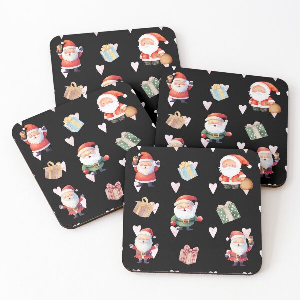 Item preview, Santa Claus and his Christmas presents. Classic Christmas Pattern designed and sold by FreeSoulLab.