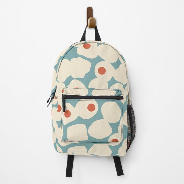Item preview, Abstract Polka Dots Blue Beige Orange designed and sold by lamaddalena.