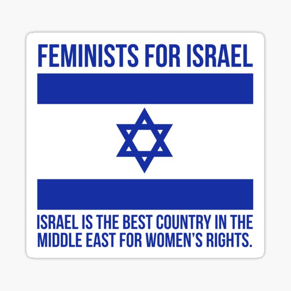 Item preview, Feminists for Israel  designed and sold by Rachel the Artist .