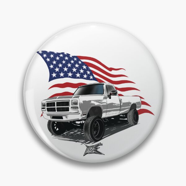 Item preview, patriotic american flag first gen pickup truck  designed and sold by NaquashM.