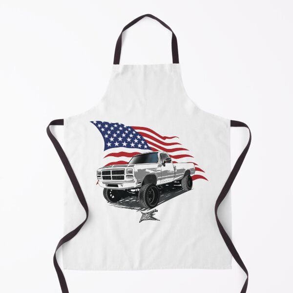 Item preview, patriotic american flag first gen pickup truck  designed and sold by NaquashM.