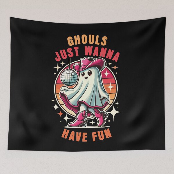 Item preview, Ghouls Just Wanna Have Fun Retro Disco designed and sold by LuminOrb.