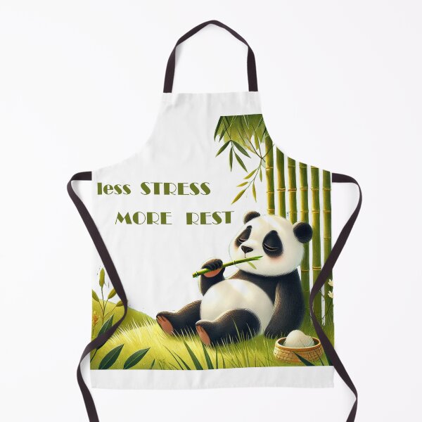 Item preview, PANDA-LESS STRESS MORE REST designed and sold by Cloud9bd.