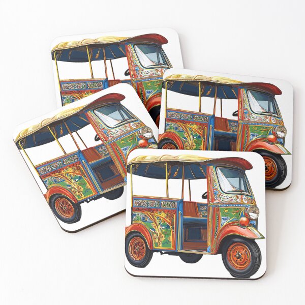 Item preview, Rickshaw Art on Wheels designed and sold by NomadicDreamer.