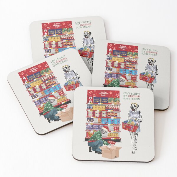 Item preview, Dotty Dog Can't Believe It's Christmas Again designed and sold by Annalisa-Jones.