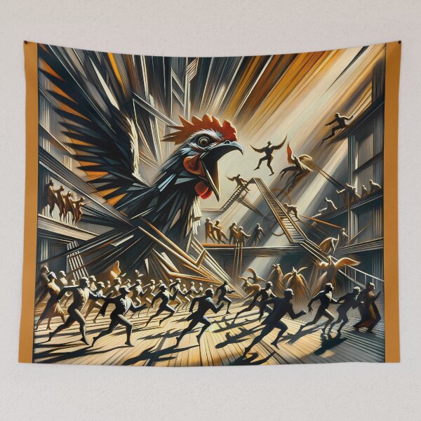 Item preview, Rooster of Chaos designed and sold by FNORD-10111.