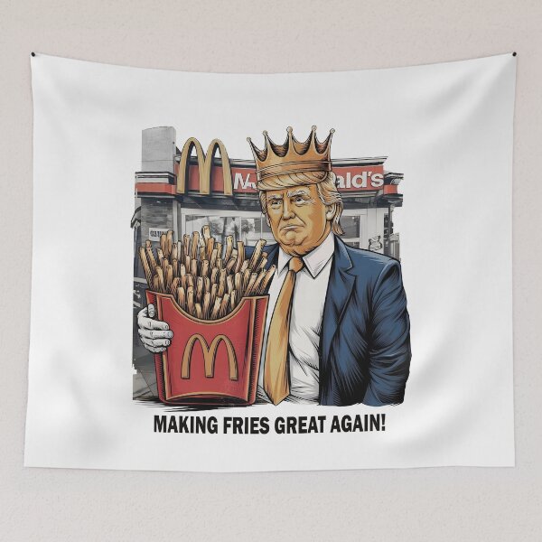 Item preview, Trump McDonalds - MagaDonalds Making Fries Great Again designed and sold by Raydinmob.