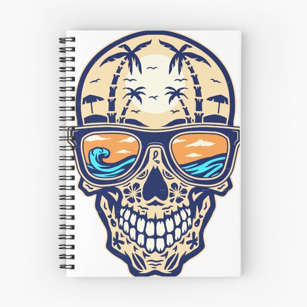 Item preview, Skull Beach Sunset – Mystical Skull Island Ocean View designed and sold by BubbleSpy.
