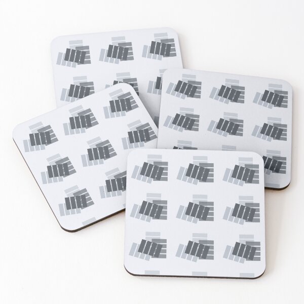 Item preview, Playing with Silver Rectangles, Pattern, Unique designed and sold by villacreativa.