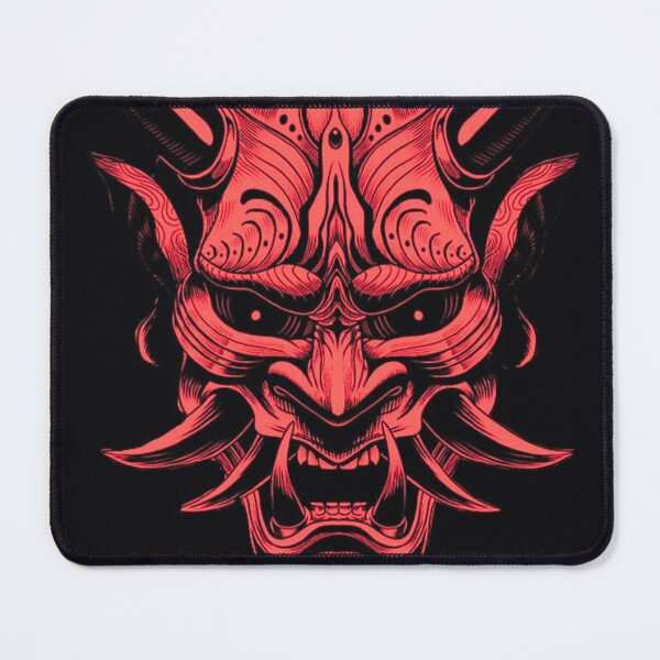 Item preview, Red Warrior Devil – Fiery Demon Warrior Art designed and sold by BubbleSpy.
