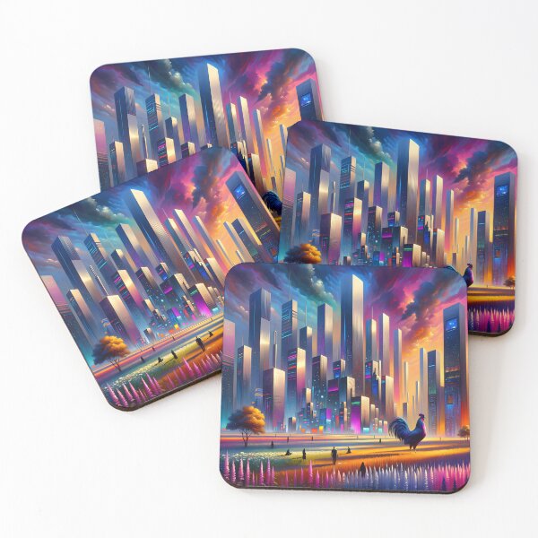 Item preview, Urban Dreamscape: Rooster Radiance designed and sold by FNORD-10111.