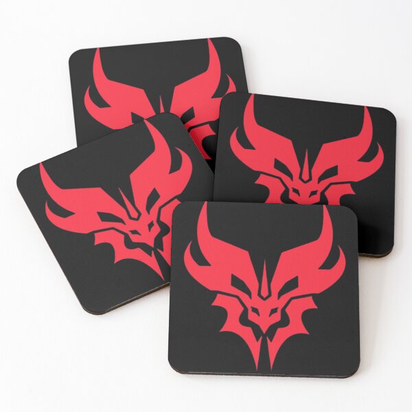 Item preview, Red Fire Head Logo – Bold Fiery Face Icon with Intense Flames designed and sold by BubbleSpy.