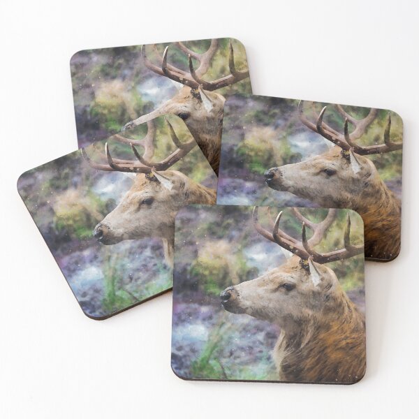 Item preview, Red deer stag in the wilderness designed and sold by Dolfilms.