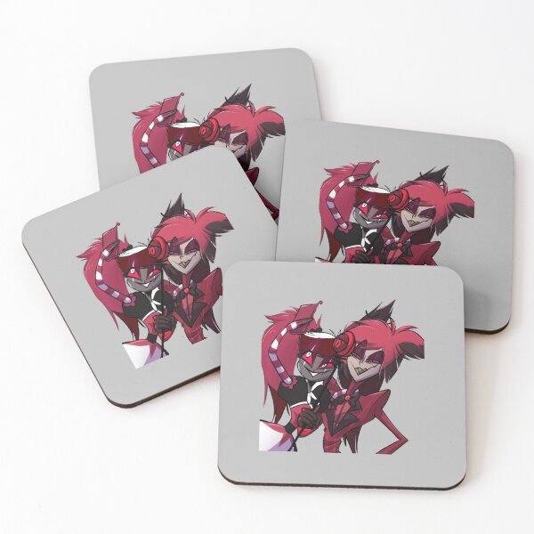 Item preview, Hazbin Hotel Velvette & Alastor designed and sold by themoodysociety.