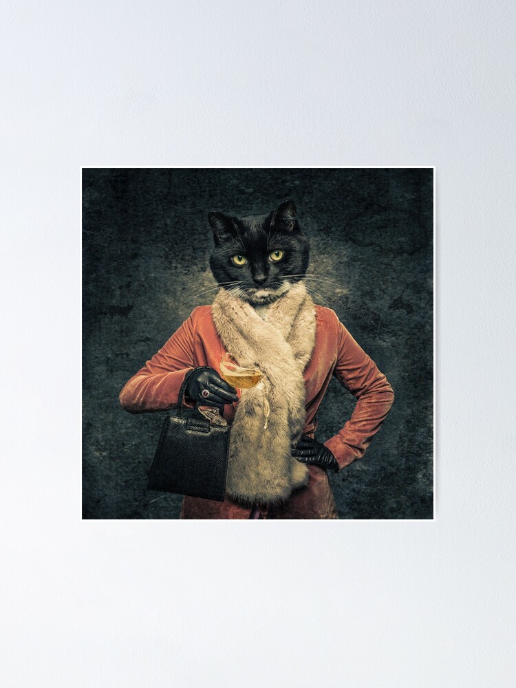 Poster Chat Surrealiste Creature Hybride Humaine Renversant La Boisson Par Bailey Cooper Redbubble Poster Chat Surrealiste Creature Hybride Humaine Renversant La Boisson Par Bailey Cooper Redbubble